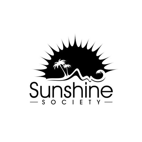 Sunshine Society Logo - Beach Lifestyle