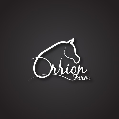 Logo for horse farm