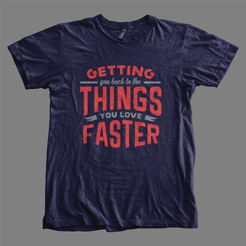 Create a sporty (vintage vibe) t-shirt design for Promotion Physical Therapy & Sports Rehab (for ages 6 & up)