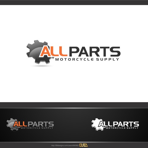 Create the next logo for Allparts Motorcycle Supply