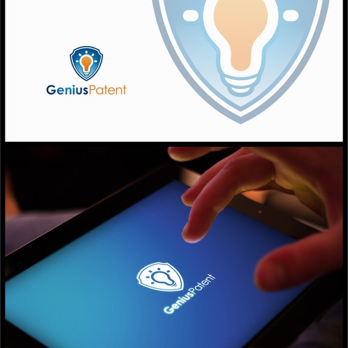 Design a brilliant logo for "Genius Patent"