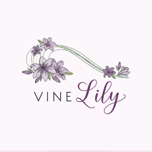 A hand-crafted logo for a Celebrity Florist Shop