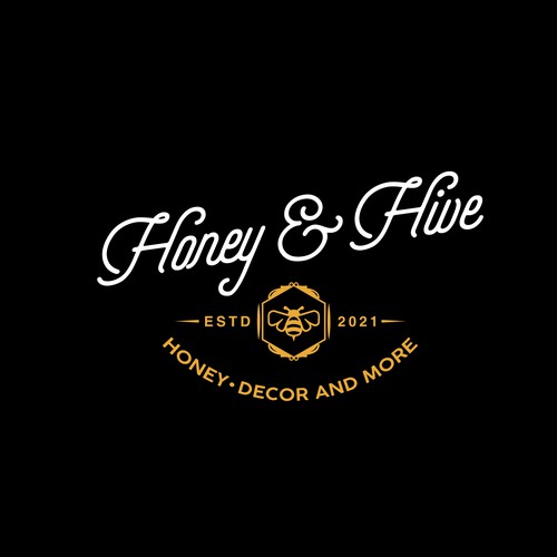Logo for a honey manufacturer