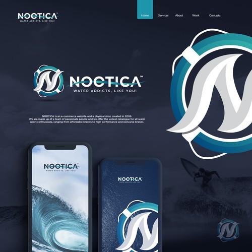 Nootica logo design )_