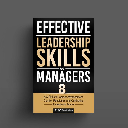 E-Book cover design for Effective Leadership Skills