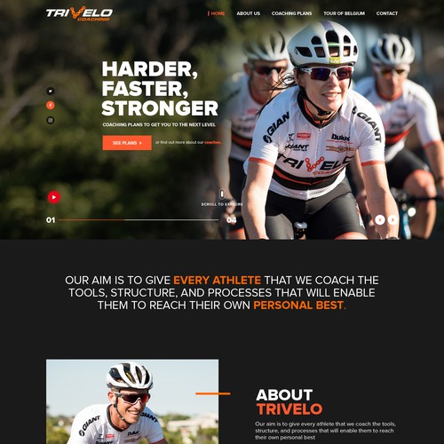 Cycling Coaching Program Page