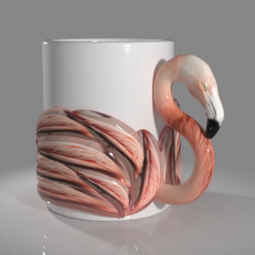3d model of cup