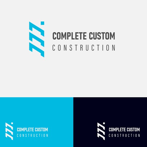 Complete Custom Construction branding logo design 