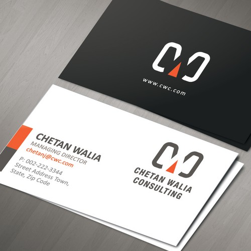 Create an upmarket business identity for a consulting firm