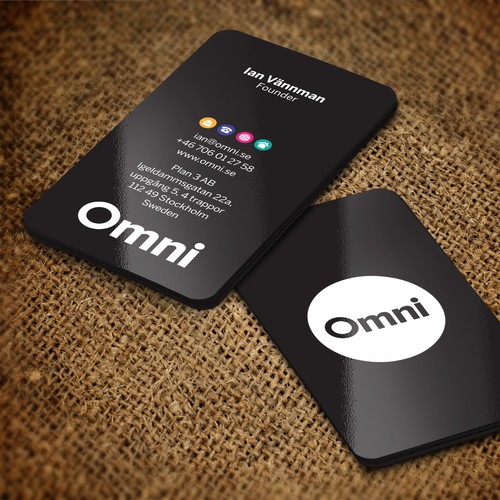 Create the next business card for Omni