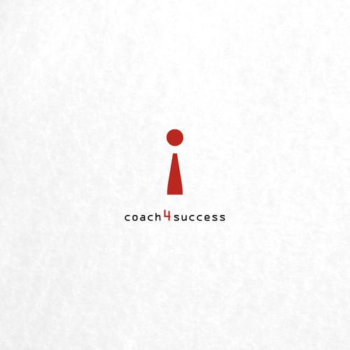 Simple logo for coach