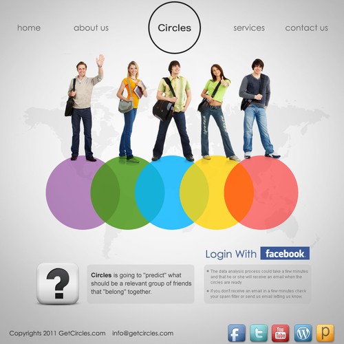 Circles needs a new website design