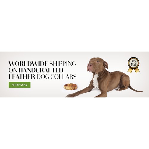 Create a banner ad for a dog loving company