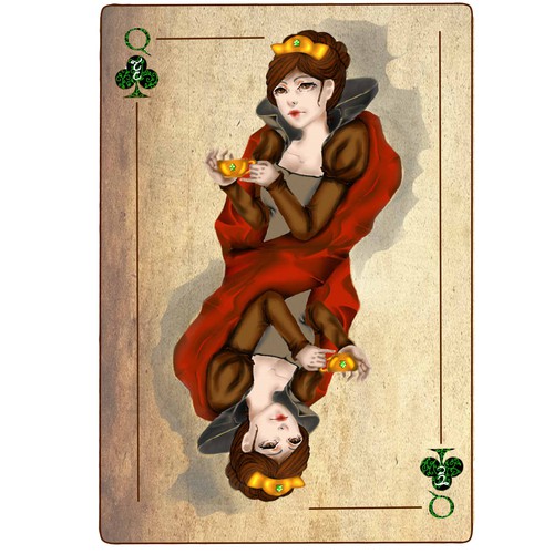 Tea of Clubs - Playing Card/Face Card... HUGE EXPOSURE!