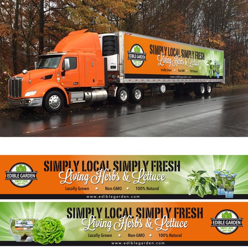 Truck Wrap for Edible Garden