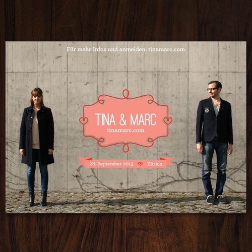 card or invitation für Tina & Marc