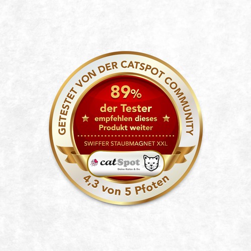 DogSpot & CatSpot Result Pet Product Seal