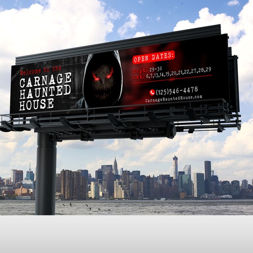 A Billboard Concept for Carnage Haunted House