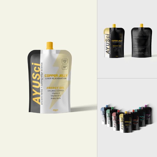 Energy jelly packaging design