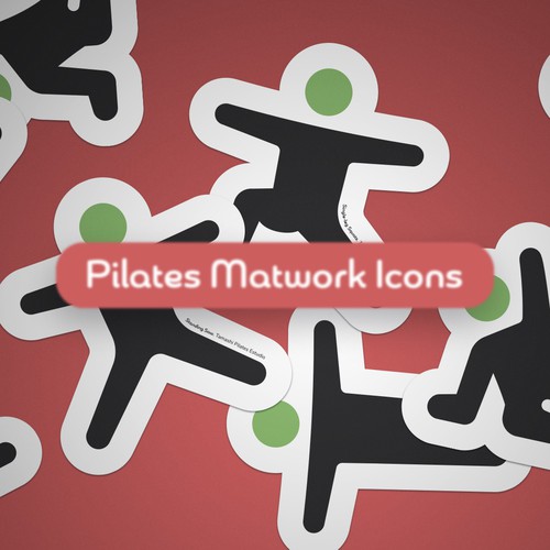 Pilates icon-set