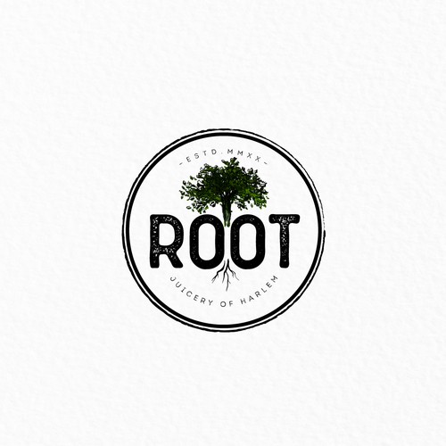 Logo for Root Juicery of Harlem