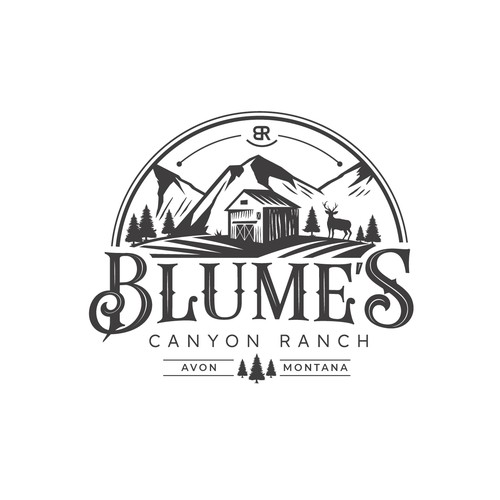 Logo Design for Blume's Canyon Ranch