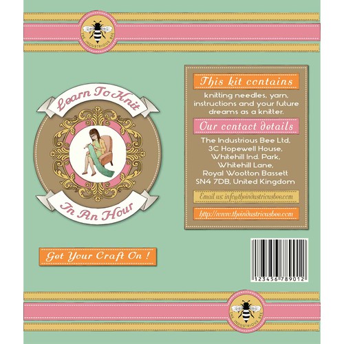 Knitting Kit Label