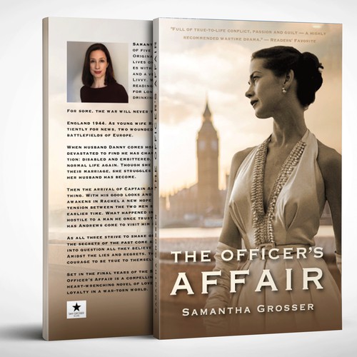 Cover for a wartime romance novel.