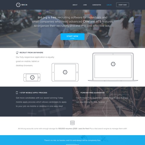 Web Design - Tlnt.in Recruiting Software