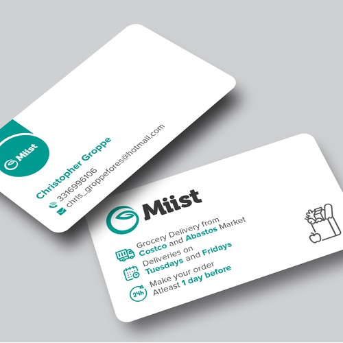 Business Card Design for Miist