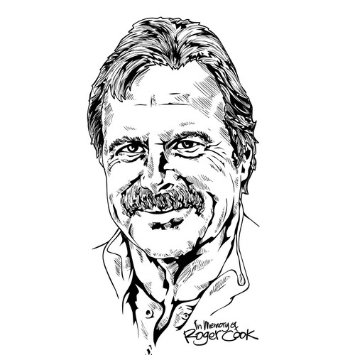 T-shirt design to memorialize a national TV personality