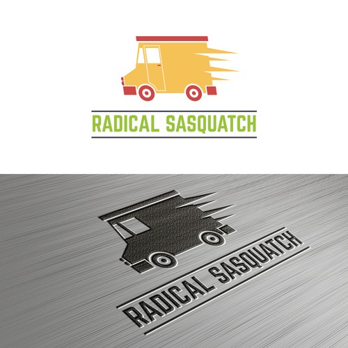 Radical Sasquatch Food Truck Logo