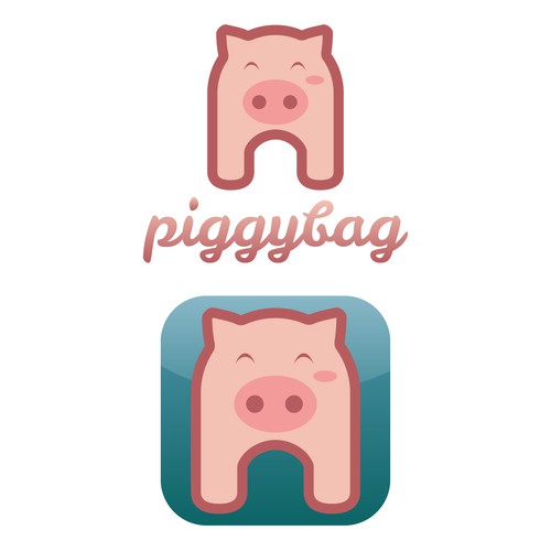 Piggybag Logo and App Icon