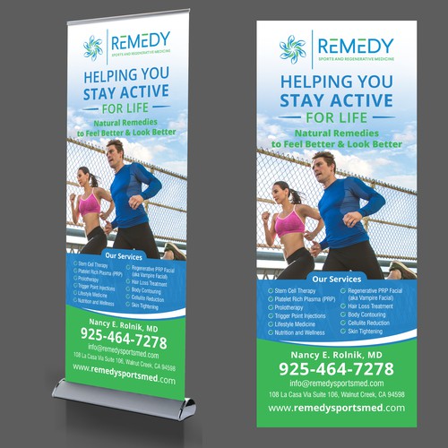 Pull Up Banner for Remedy