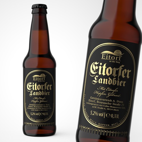 Balanced & Heritage Beer Bottle Design 