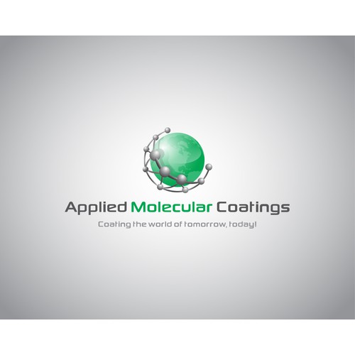 logo and business card for Applied Molecular Coatings