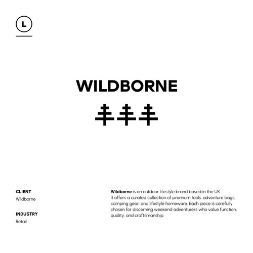 Proposed logo design for Wildborne.
