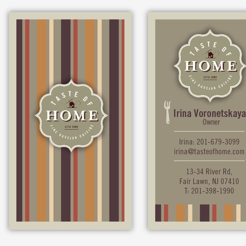 stationery for taste of home