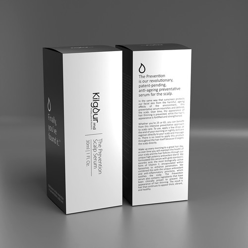 Serum packaging design