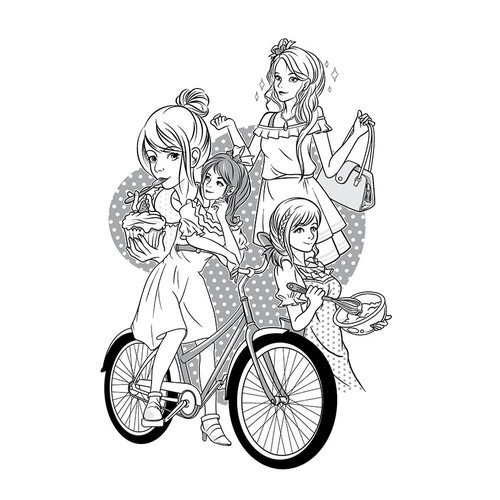 Manga T-Shirt illustration