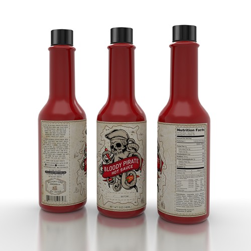 "Bloody Pirate" Hot Sauce
