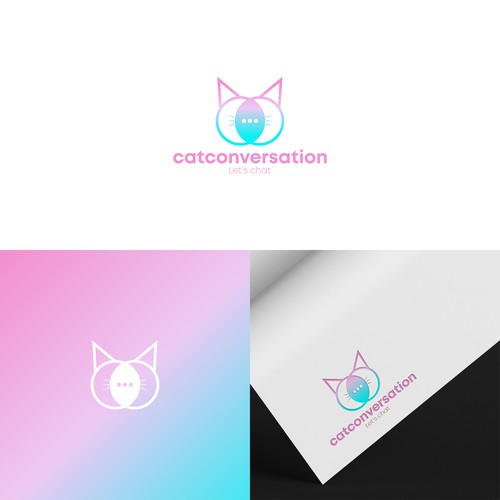 Catconversation Logo design