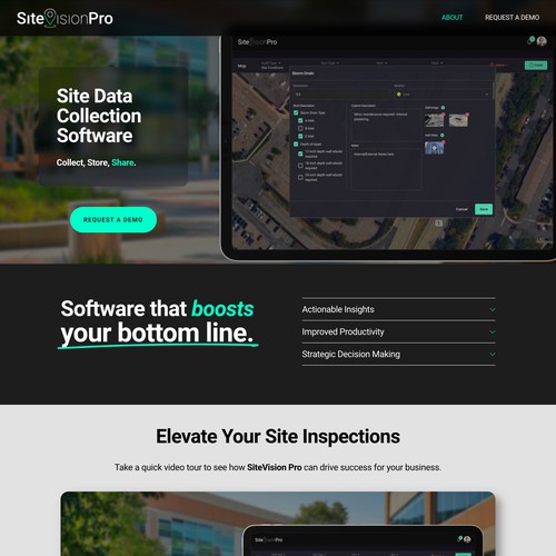 SiteVision Pro Website Redesign