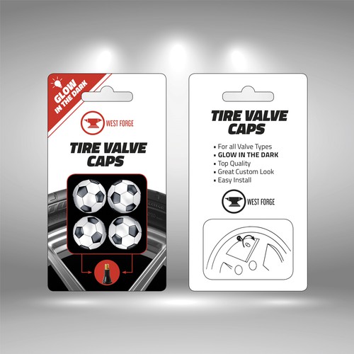 Tire Valve Caps Packaging