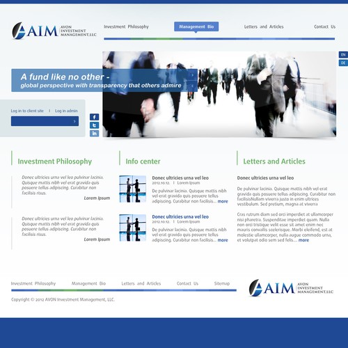 New website design wanted for Avon Investment Management, LLC. (www.avoninvestments.com)