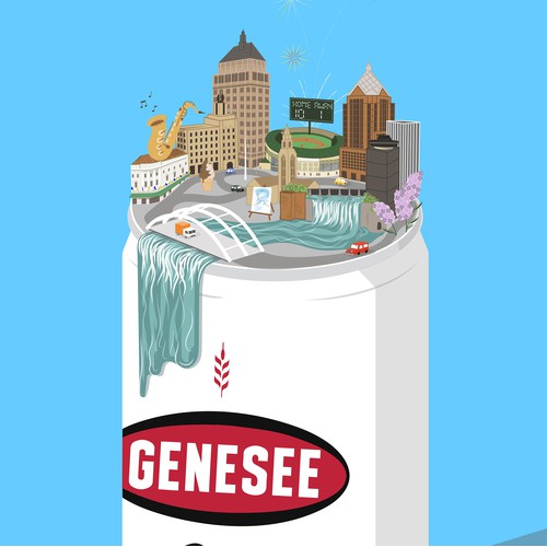 Genesee Beer Competition Poster