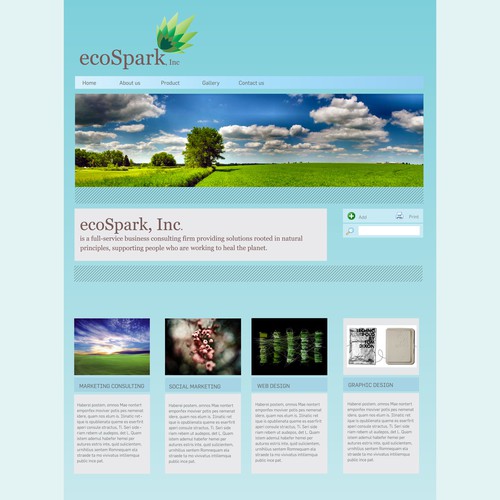 Eco-Conscious Design/Tech/Marketing Consulting Website