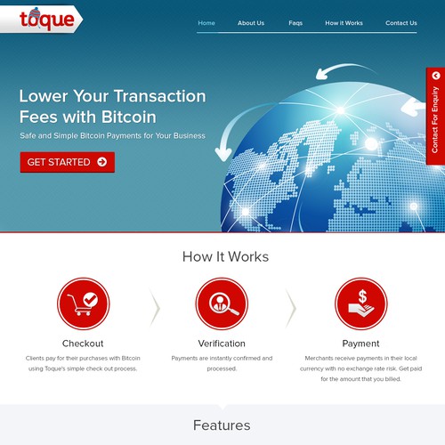 Simple Landing Page for Ecommerce Startup