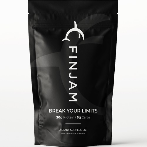 Supplement packaging design for FINJAM