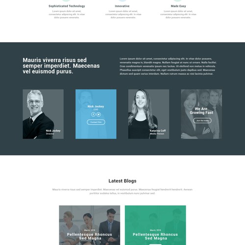 Landing Page Design